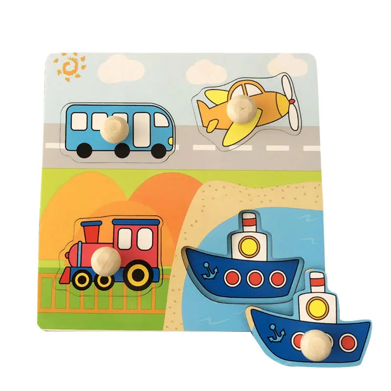 Wooden Puzzle Kids Montessori Alphabet