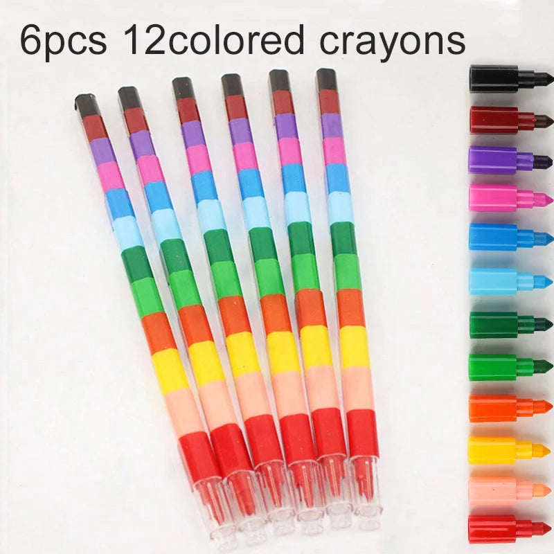 DIY Colored Graffiti Bags Crayons Painting Handbag
