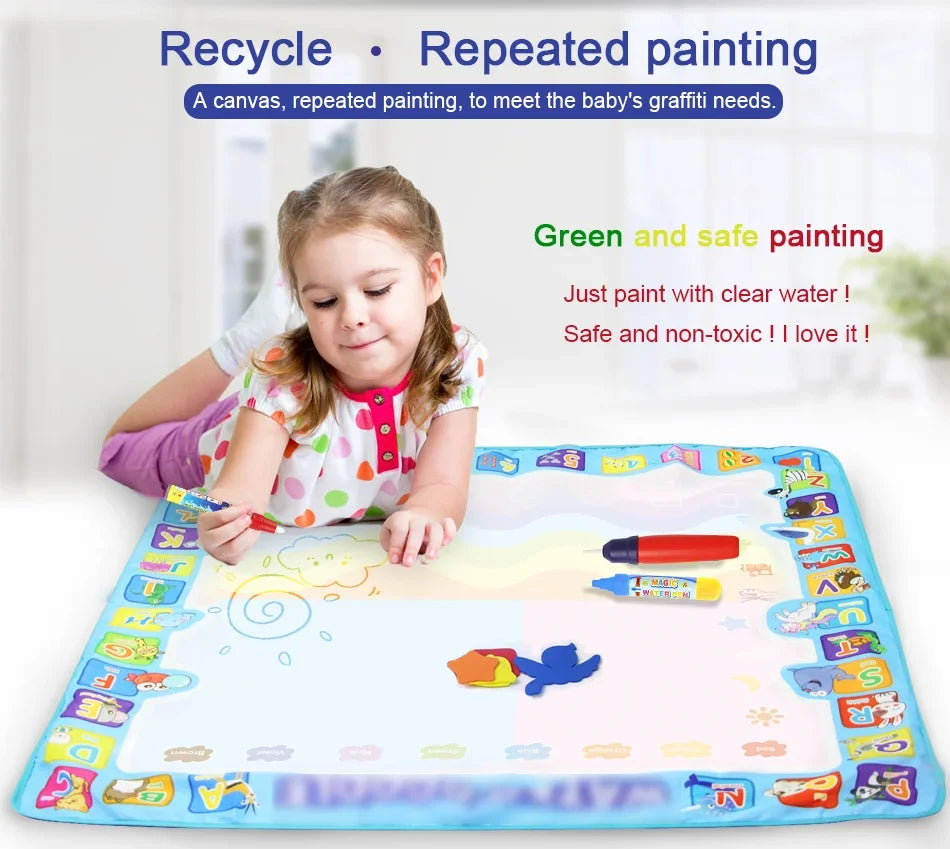 Oversized Magical Water Canvas pens Montessori