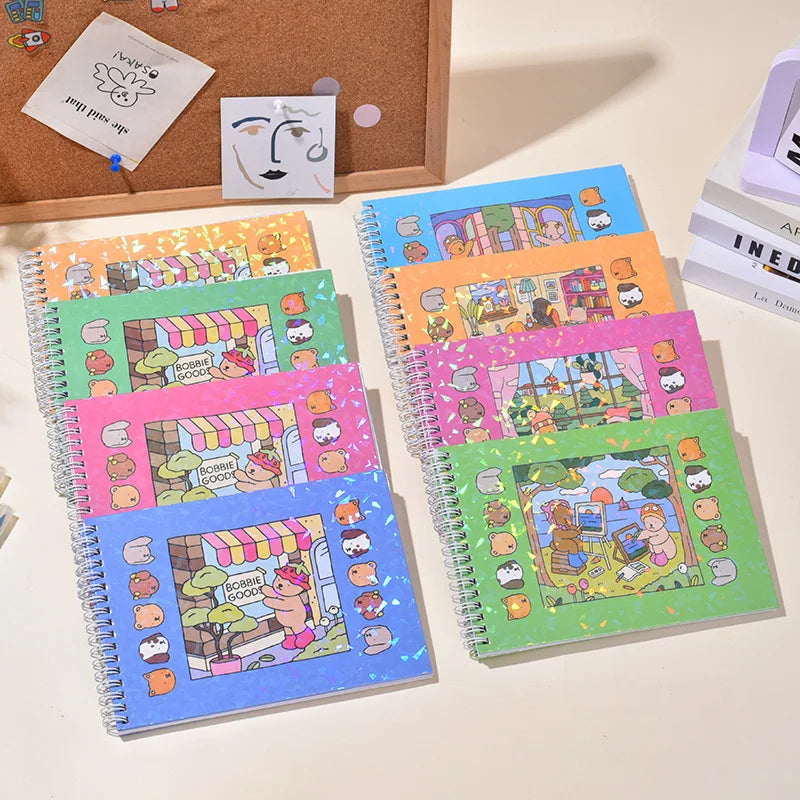 Cute Animal Character Coloring Book Kids