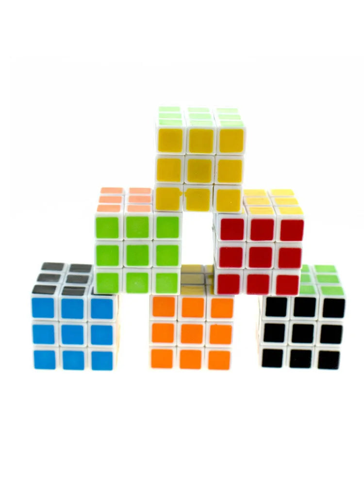 6PCS 3CM Mini Cube Puzzles 3x3x3 Fun Party