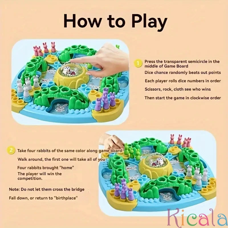 Family Interactive Strategy Game Rabbit Trap