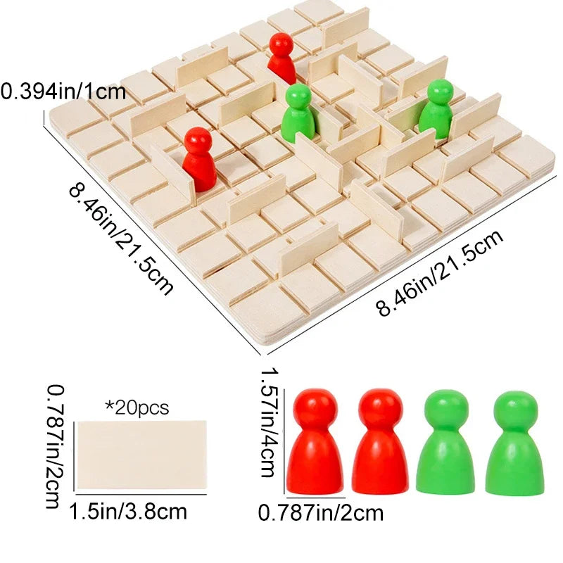 Wooden Step By Step Boa Family Strategy Game