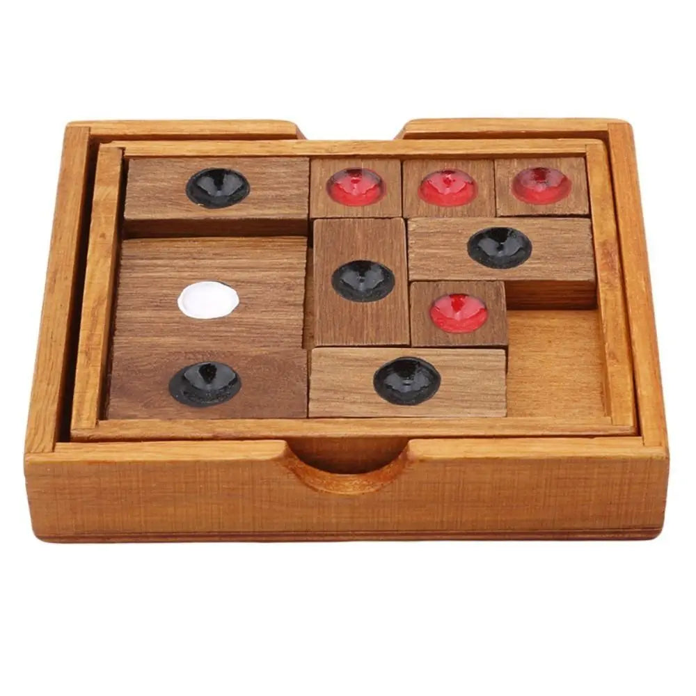 Classical Wooden Slide Escape Puzzle Brain