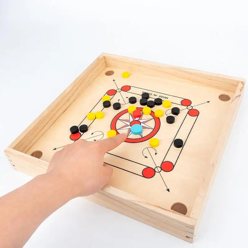 Board Game Set Classic Strike Wooden Game