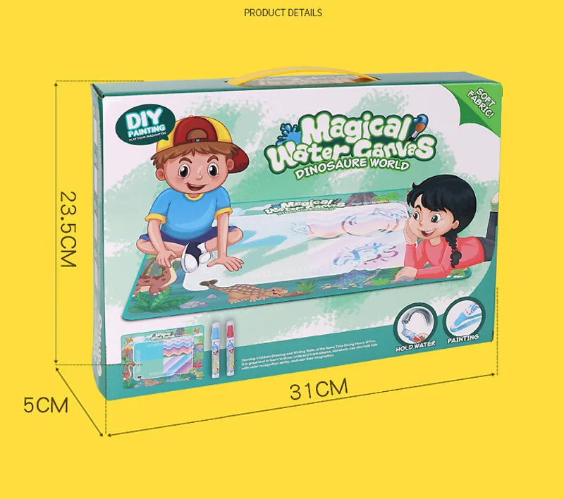 100x80CM Magic Water Drawing Mat Coloring