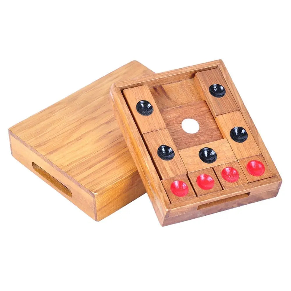 Classical Wooden Slide Escape Puzzle Brain