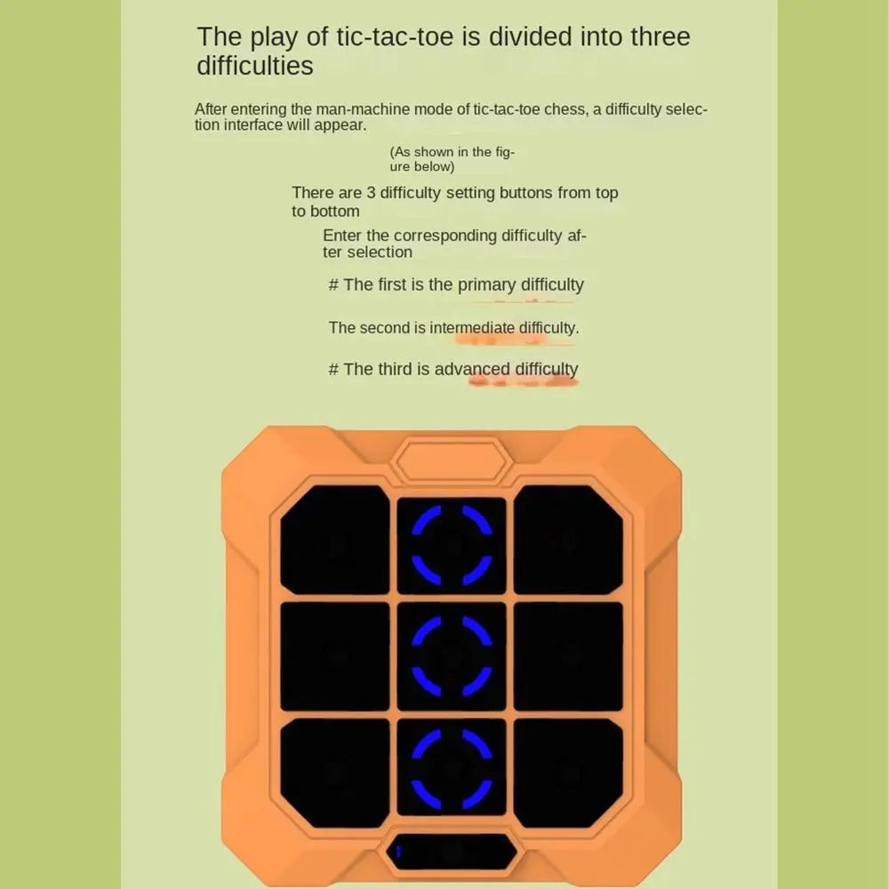 6in 1 TIC-TAC-TOE Bolt Game Intelligent Memory
