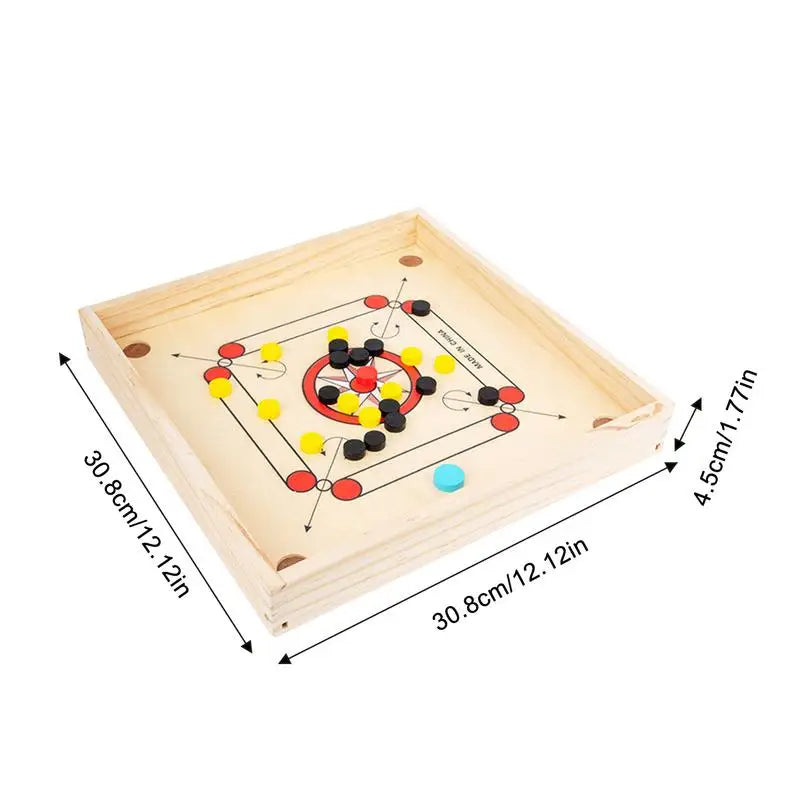 Board Game Set Classic Strike Wooden Game