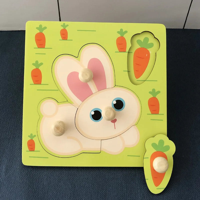 Wooden Puzzle Kids Montessori Alphabet