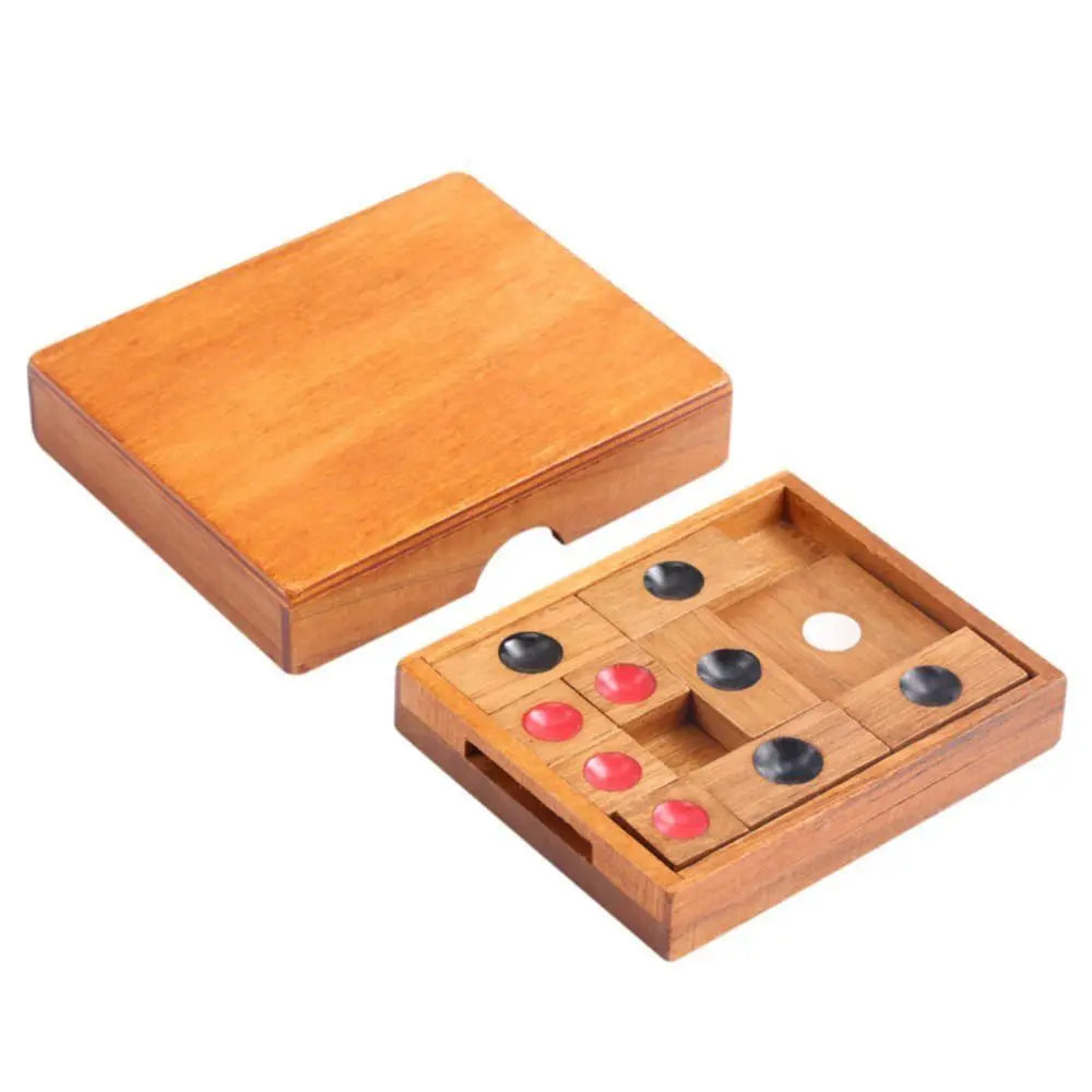 Classical Wooden Slide Escape Puzzle Brain