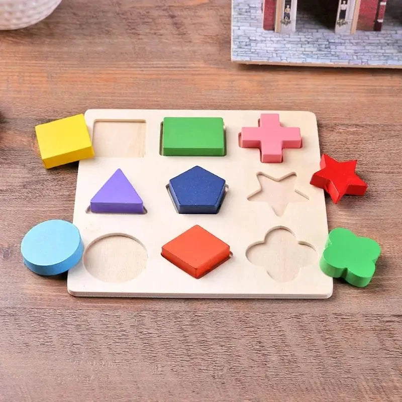 Wooden Puzzle Kids Montessori Alphabet