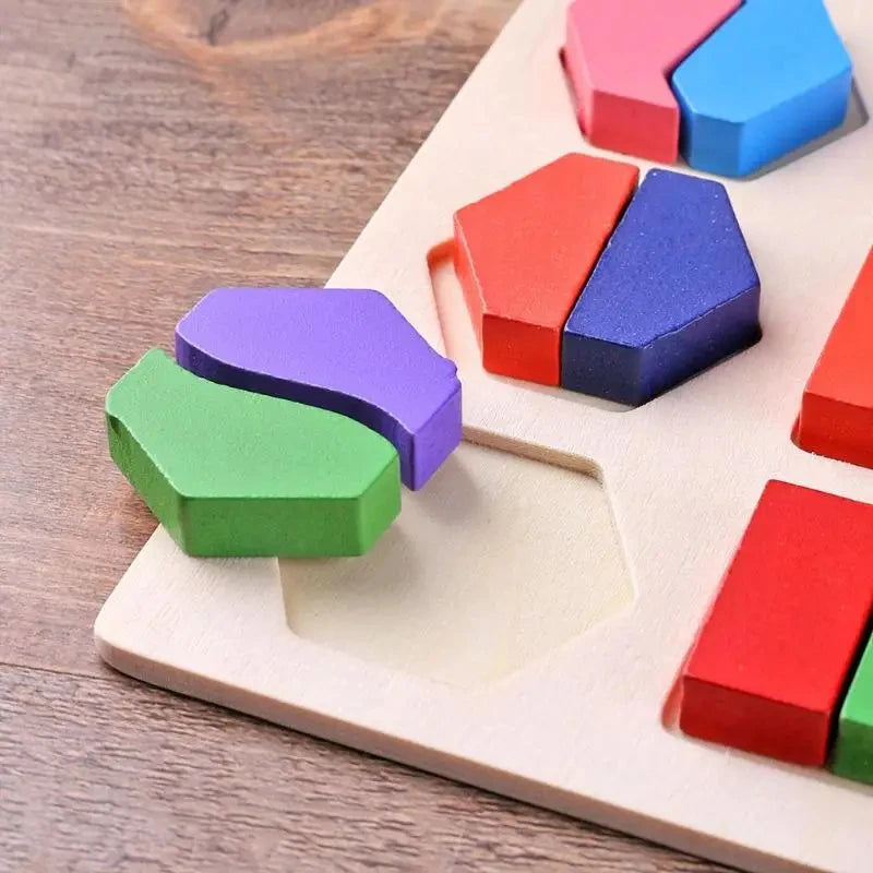 Wooden Puzzle Kids Montessori Alphabet