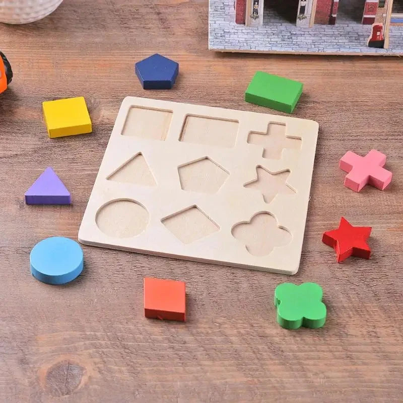 Wooden Puzzle Kids Montessori Alphabet