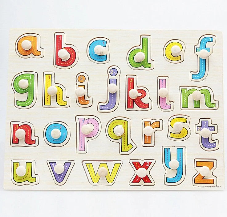 30cm Baby Toys Montessori Wooden Puzzle
